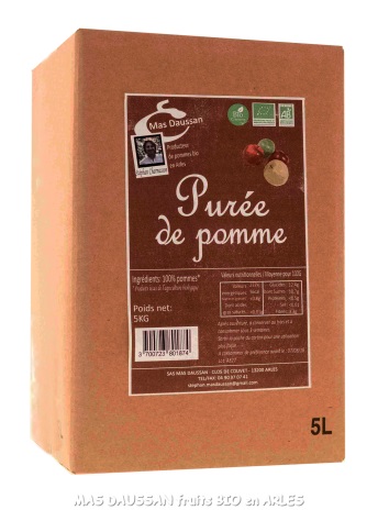 puree-de-pomme-bio-5kg Mas Daussan